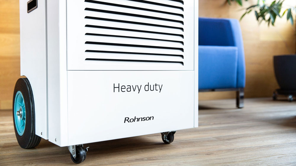 Odvlhčovač vzduchu Rohnson R-9390 Heavy Duty pojízdná kolečka_04