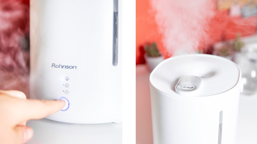 3 nastavitelné režimy u zvlhčovače vzduchu s vrchním plněním Rohnson R-9518_03