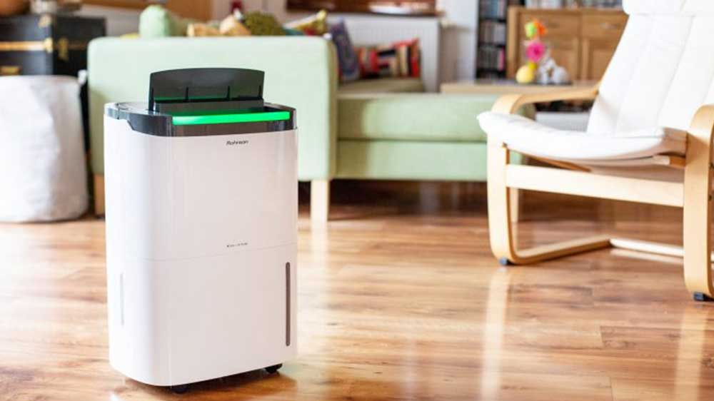 Odvlhčovač vzduchu Rohnson R-9630 Ionic + Air Purifier v interiéru_02
