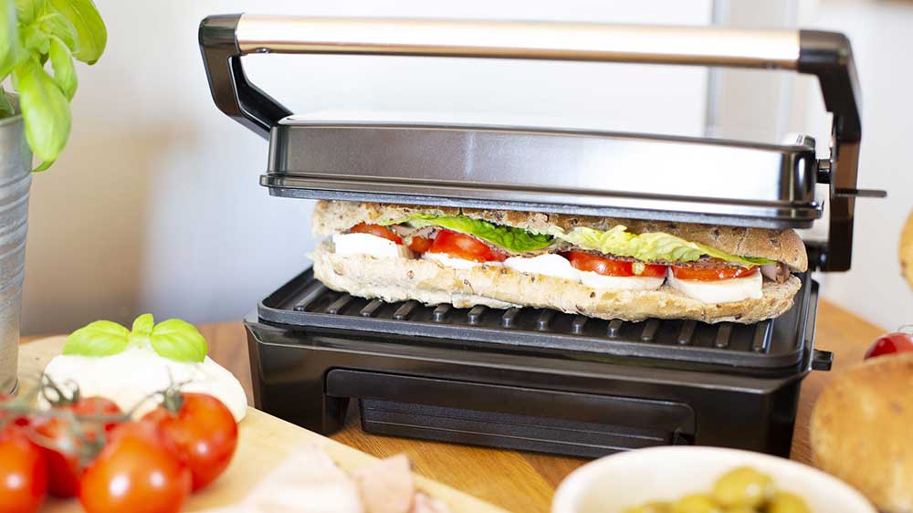 Příprava baget v kontaktním grilu Rohnson R-2105_03