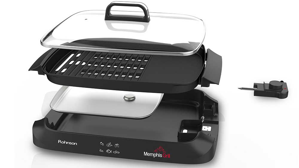 Součásti stolního grilu Rohnson Memphis R-2527_03