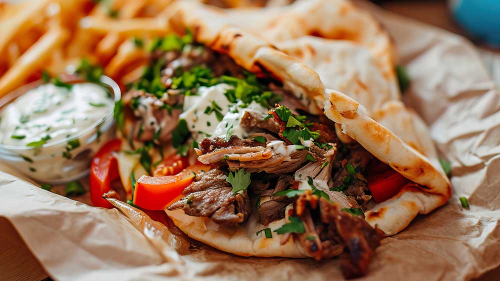 Gyros v pita chlebu _02