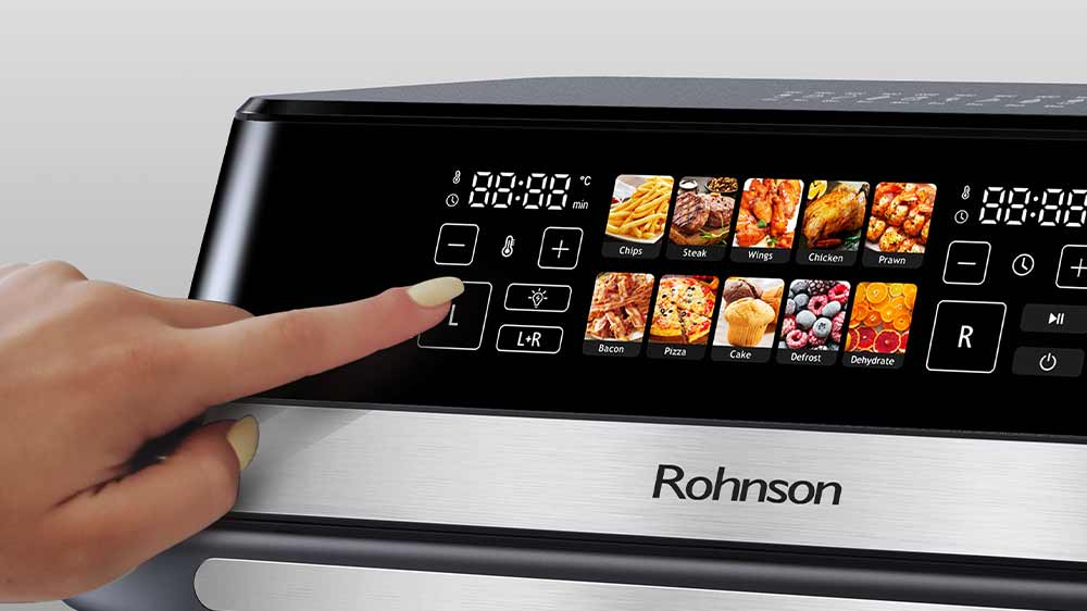 LED dotykový panel horkovzdušné fritézy Rohnson R-2882_02