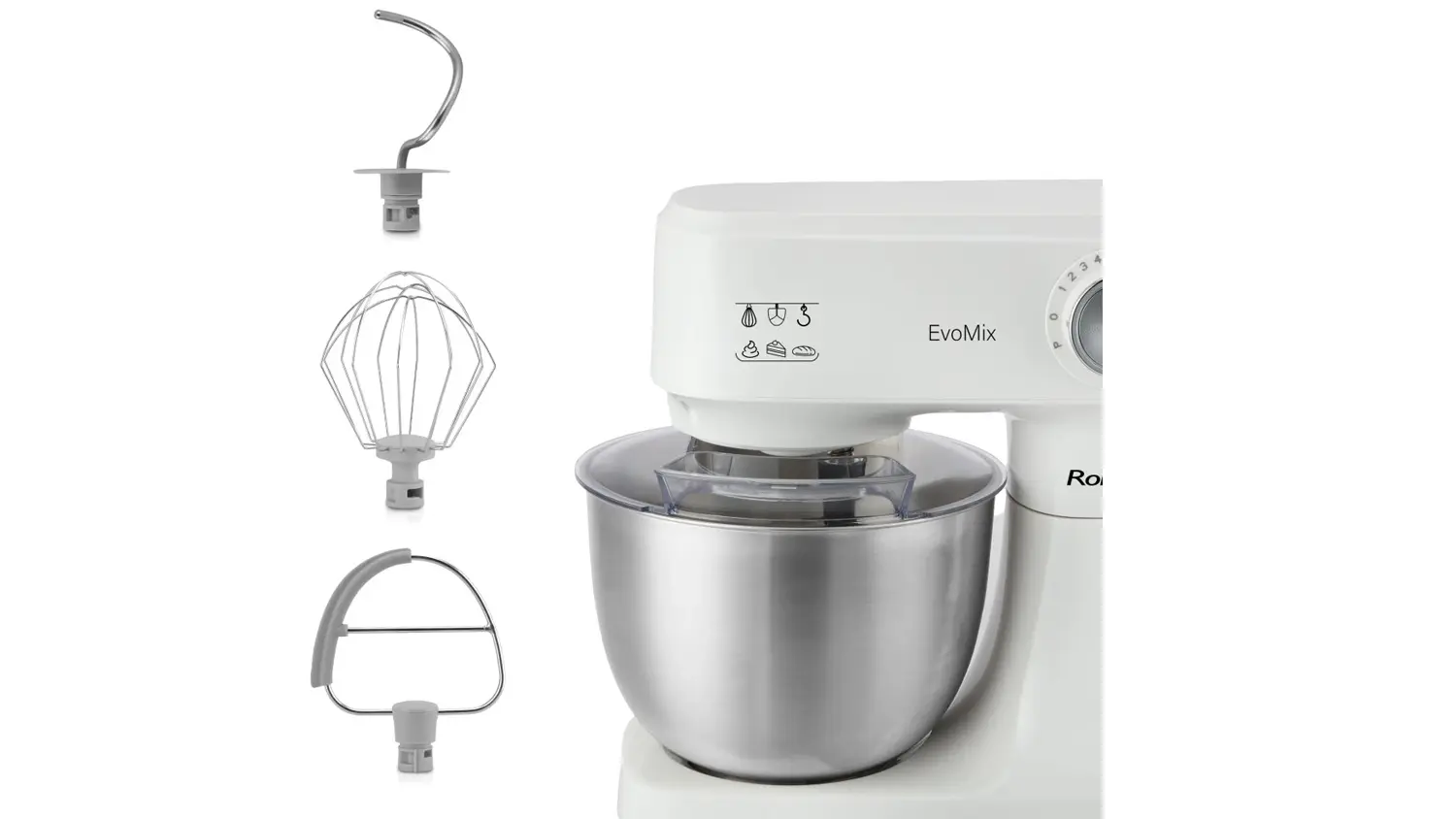 Tři n&aacute;stavce robota Rohnson R-5551Tři n&aacute;stavce robota Rohnson R-5551