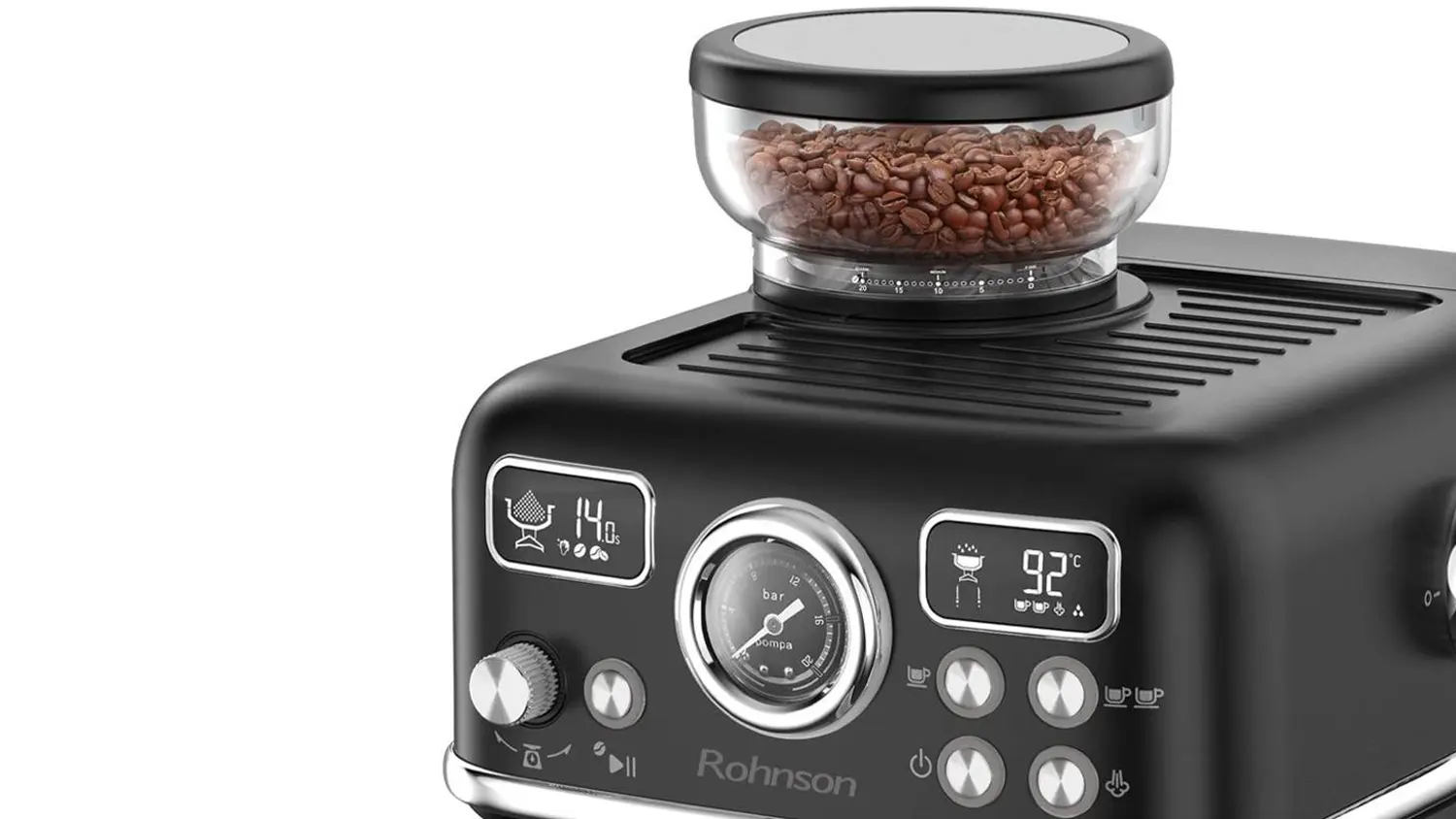 Zásobník na kávová zrna pákového kávovaru Rohnson Espresso R-98250B