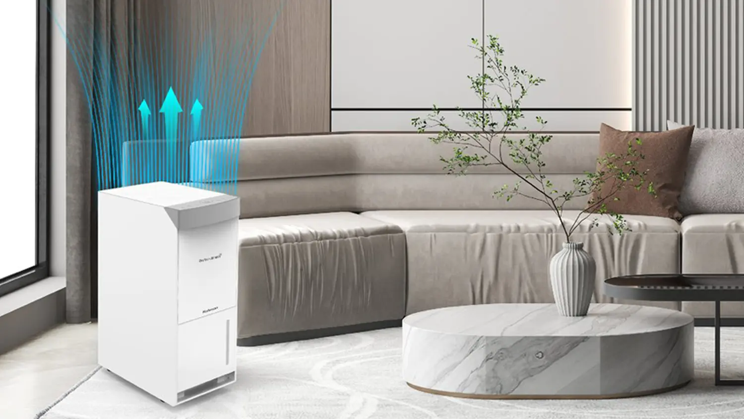 Odvlhčovač vzduchu R-91720 DryTech 20 v interiéru