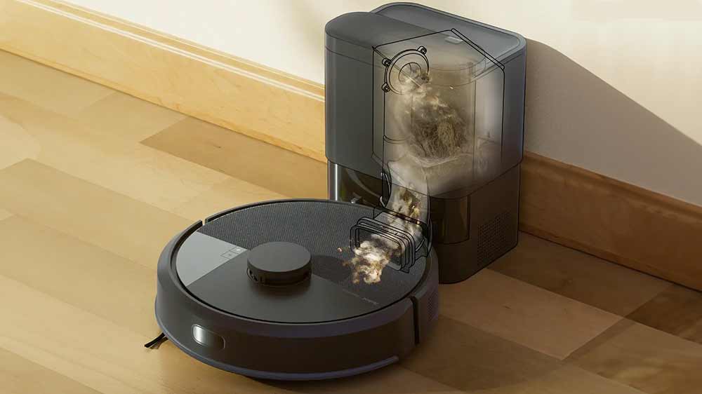 Nabíjecí a čisticí stanice AutoEmpty Dock robotického vysavače iRobot Roomba Combo 105 Y351040_04