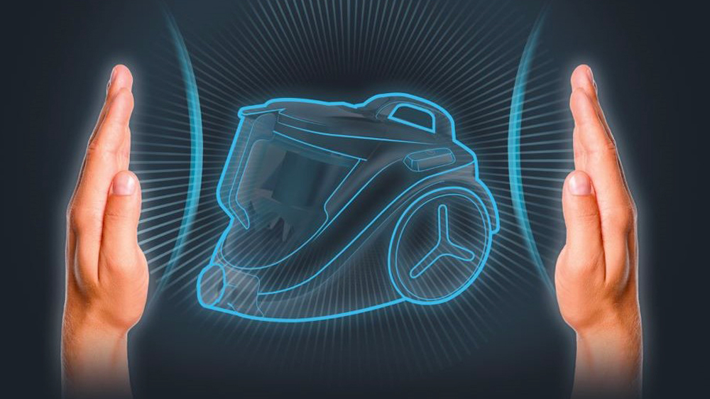 Vizualizace kompaktních rozměrů vysavače Rowenta Compact Power Cyclonic Animal Care_04