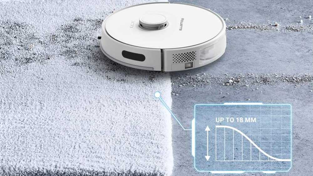 Robotický vysavač Rowenta X-Plorer S75s RR8577WH uklízející koberec_02