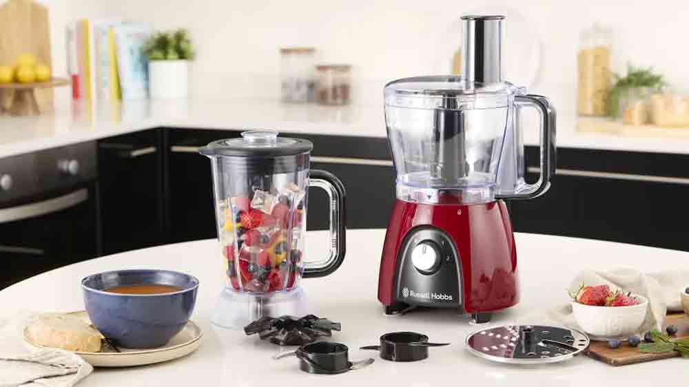 Kuchyňský robot Russell Hobbs Desire Matte Charcoal 27110-56 na kuchyňské lince_02