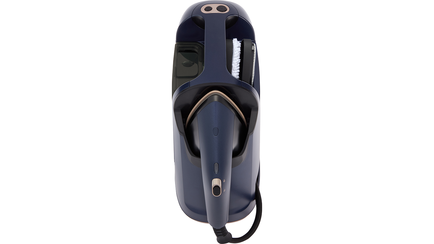 Pohľad zhora na ručn&yacute; naparovač RUSSELL HOBBS 27600-56
