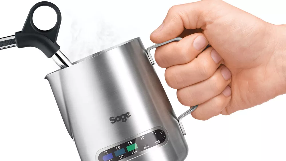 Pákové espresso Sage BES875BSS parní tryska_03