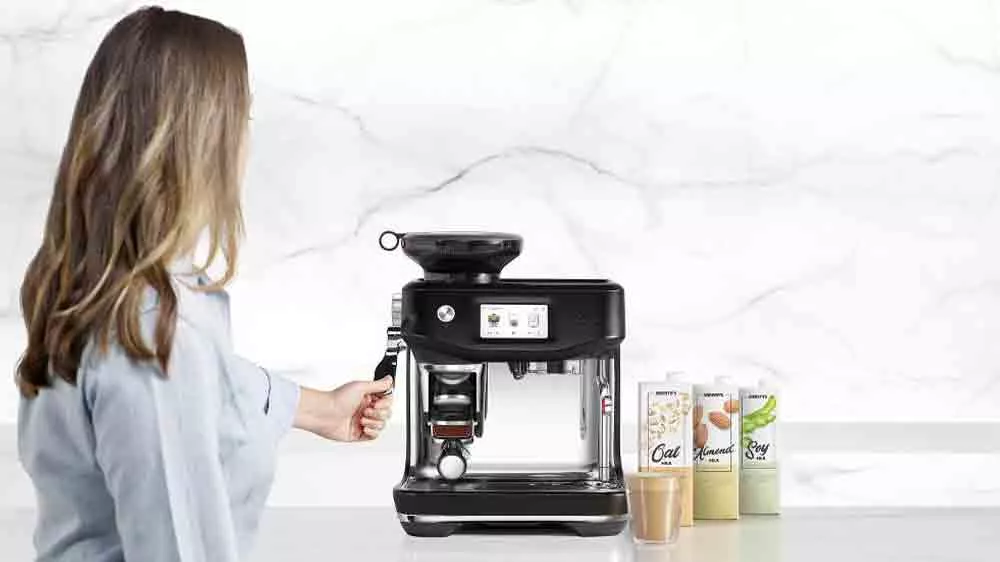 Pákové Espresso Sage SES882BTR s alternatívnymi druhmi mlieka _03