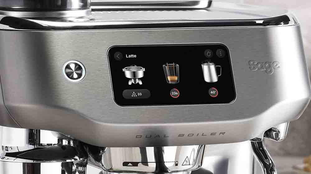 Displej p&aacute;kov&eacute;ho Espressa Sage SES995BSS THE ORACLE&trade; DUAL BOILER _04