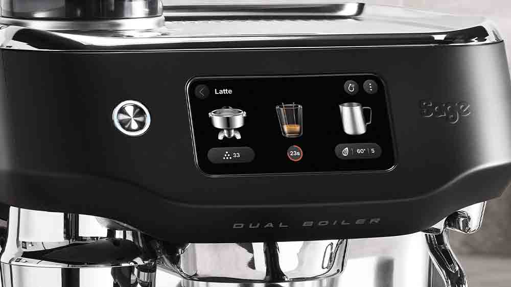 Displej p&aacute;kov&eacute;ho Espressa Sage SES995BTR THE ORACLE&trade; DUAL BOILER _04