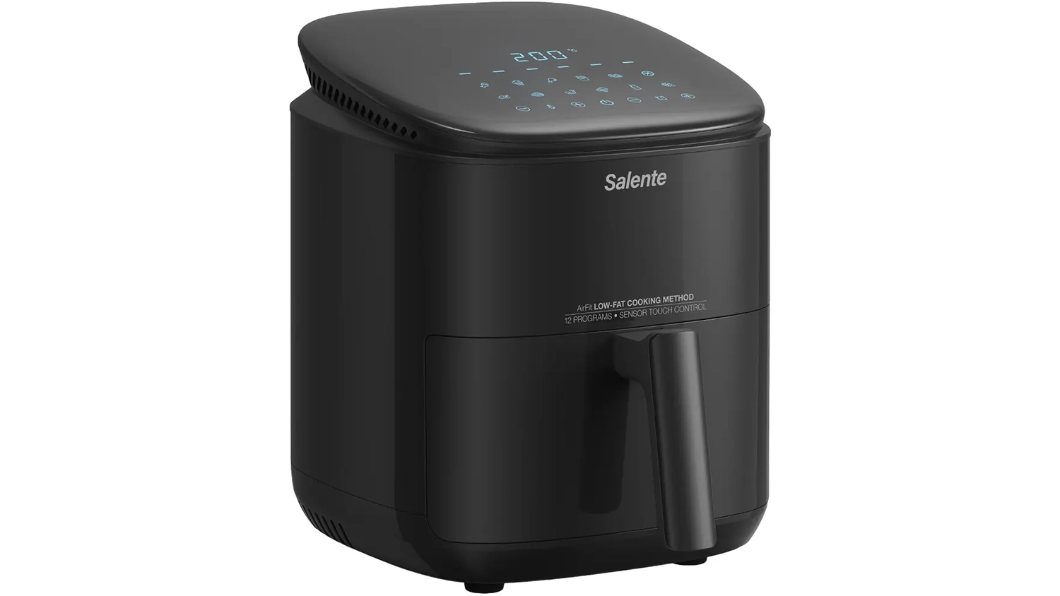 Horkovzdušná fritéza Salente AirFit 4v1 Black 3,5 l přední pohled