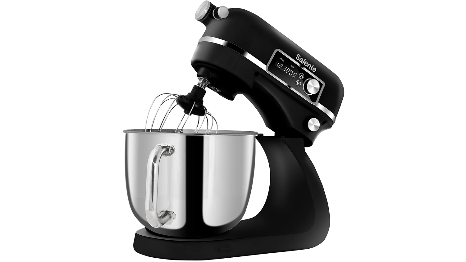 Kuchyňský robot Salente DigiChef2 6l černý pohled z boku