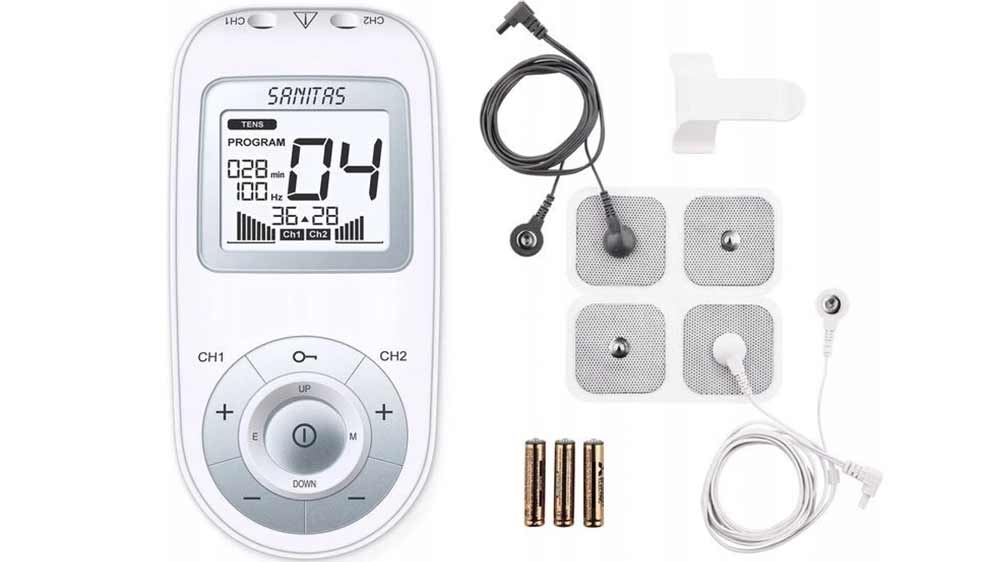Svalový a nervový elektrostimulátor Sanitas SEM 43 s příslušenstvím_02