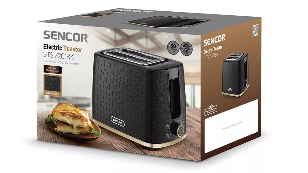 Sencor | Elektrick&yacute; topinkovač| STS 7201BK