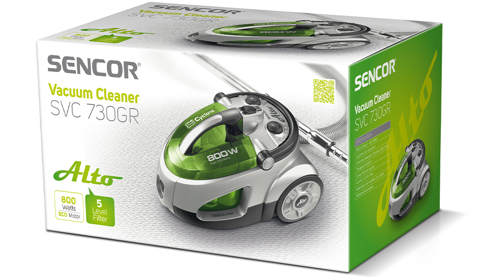Bezsáčkový vysavač Sencor SVC 730GR krabice_08