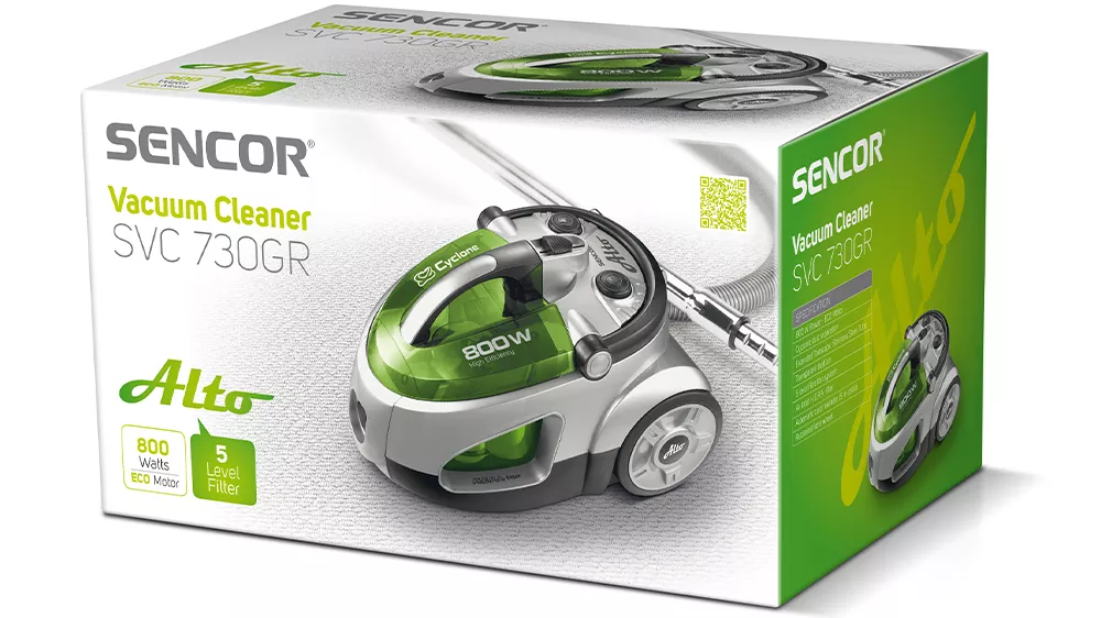 Bezsáčkový vysavač Sencor SVC 730GR krabice_08