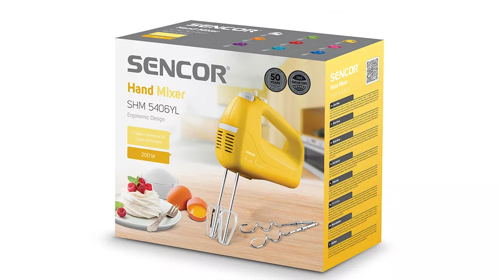 Ruční mixér Sencor SHM 5406YL