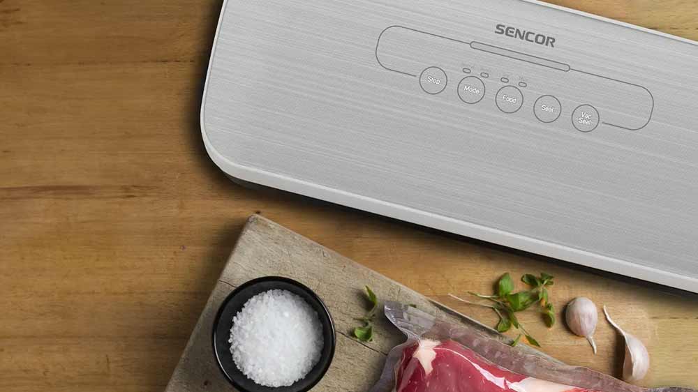 Zavakuované maso a koření s vakuovačkou Sencor_03