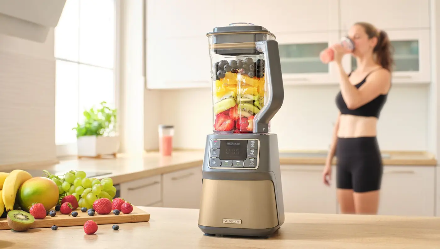 Zdrav&eacute; smoothie umixovan&eacute; ve vakuu