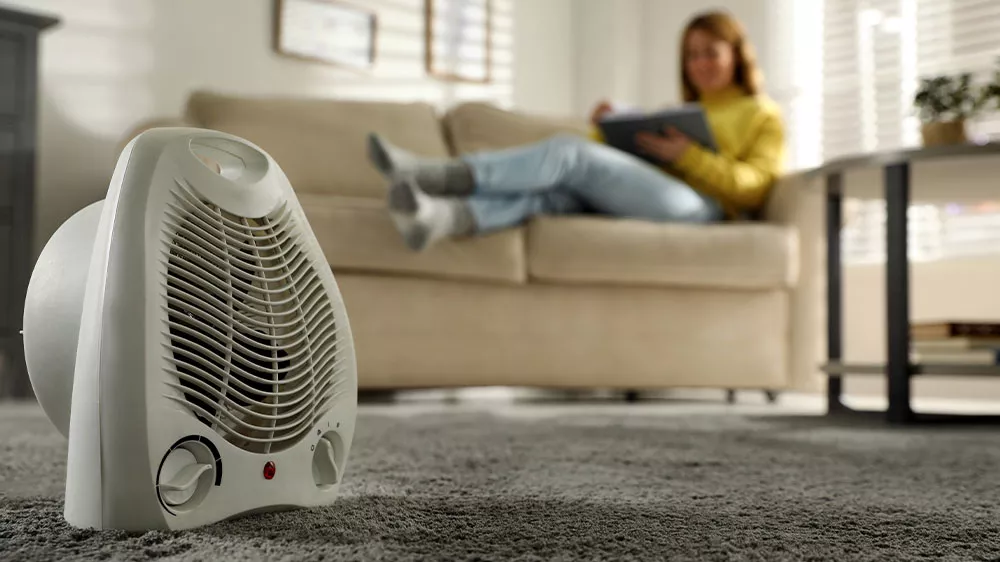 Teplovzdušný ventilátor Sencor SFH 7017WH