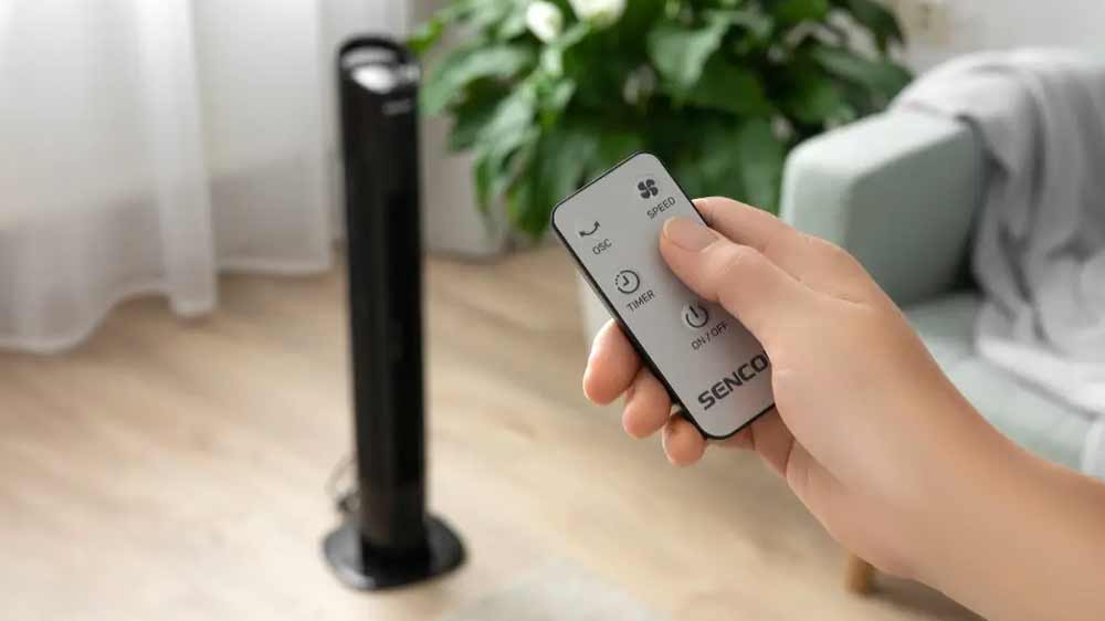 Ovládání sloupového ventilátoru Sencor SFT 3113BK ovladačem_03