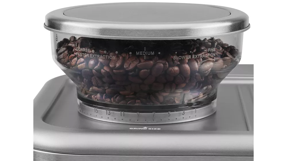 Sencor SES 6050SS lever coffee machine grind coarseness setting_03