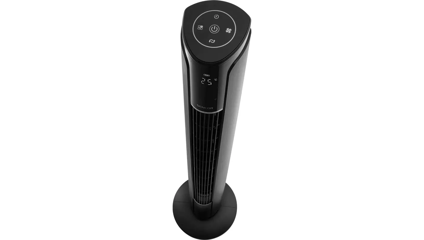 Pohled zvrchu na elegantn&iacute; ventil&aacute;tor