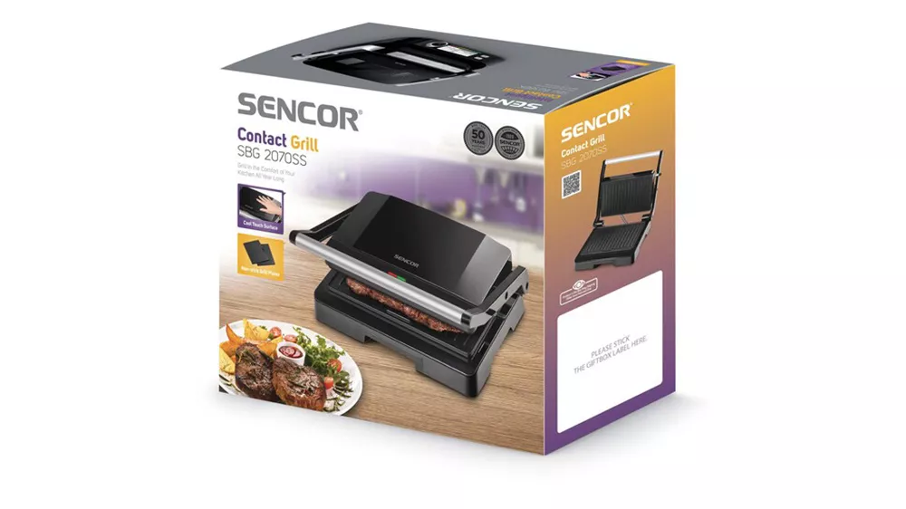 Kompaktním gril Sencor SBG 2070SS