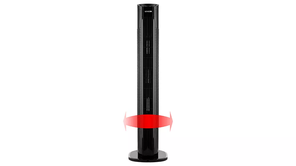 Sloupov&yacute; ventil&aacute;tor Sencor SFT 3108BK