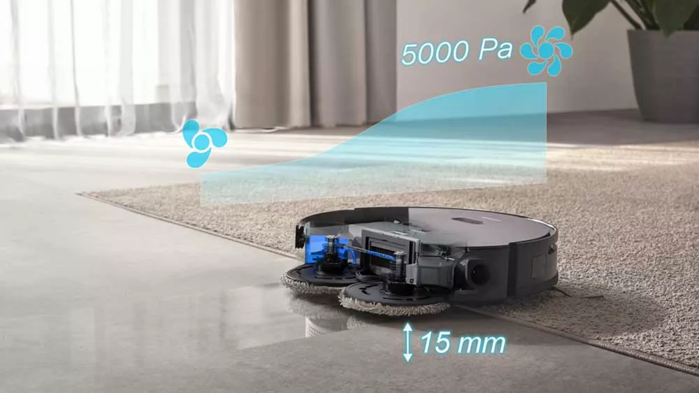 Sencor Robotický vysavač SRV 9790BK AQUINO+