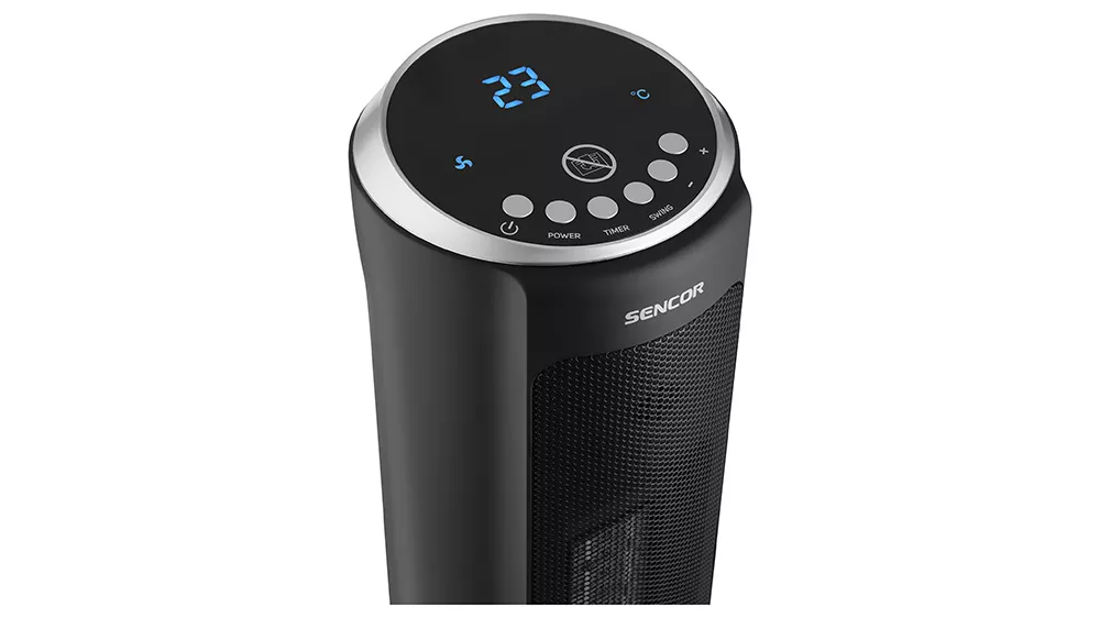 Sloupové topidlo Sencor SFH 8990BK jako spolehlivý pomocník
