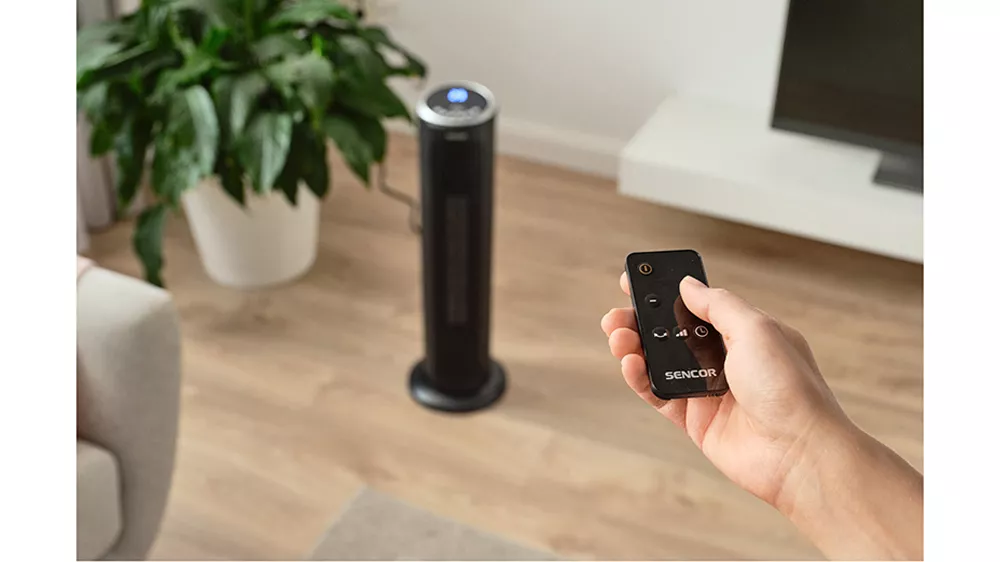 Sloupové topidlo Sencor SFH 8990BK jako spolehlivý pomocník