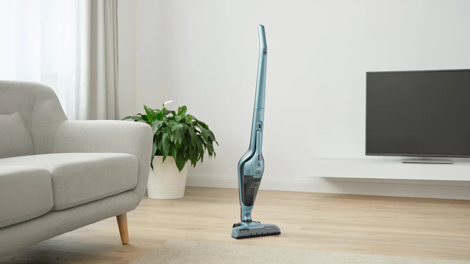 Tyčový vysavač Sencor SVC 0606GD LED světlo_02