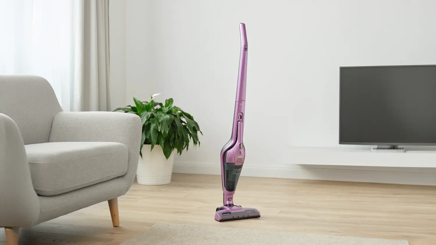 Tyčov&yacute; vysavač Sencor SVC 0606GD LED světlo_02