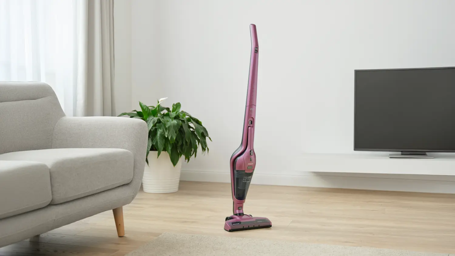 Tyčov&yacute; vysavač Sencor SVC 0606GD LED světlo_02