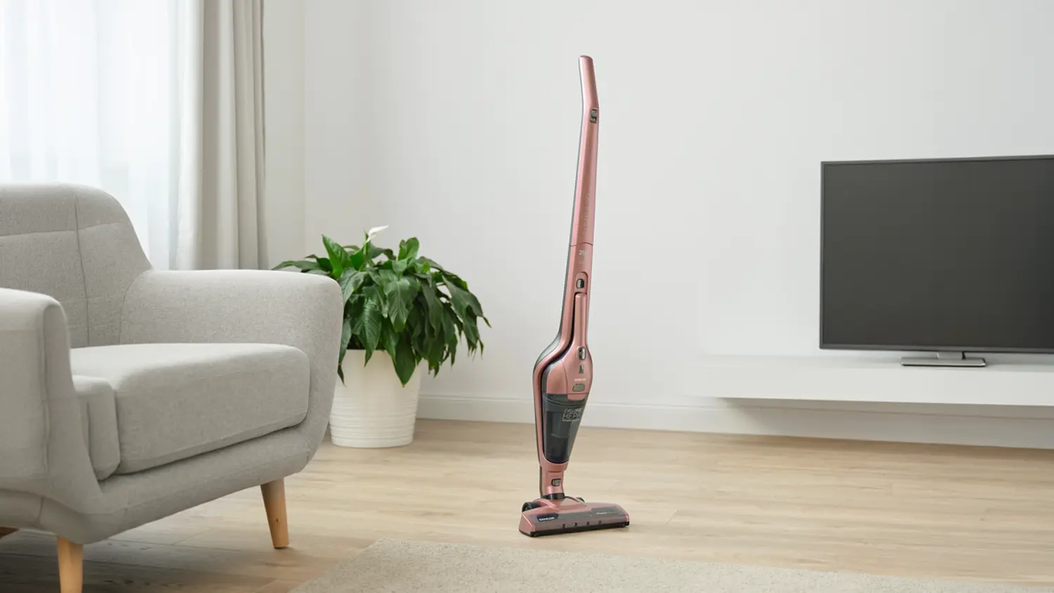 Tyčový vysavač Sencor SVC 0606GD LED světlo_02