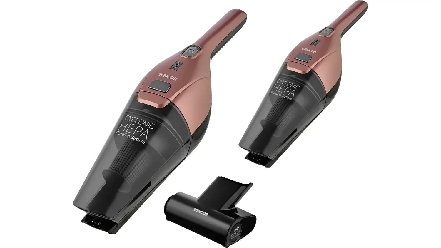 Tyčový vysavač Sencor SVC 0606GD turbokartáč_07