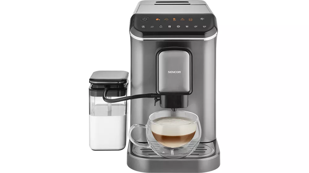 Sencor SES 8000BK kávéfőző cappuccino készítés_05