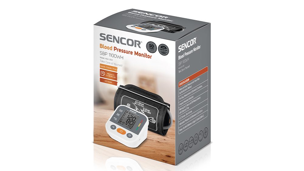 Digitální tlakoměr Sencor SBP 1100WH