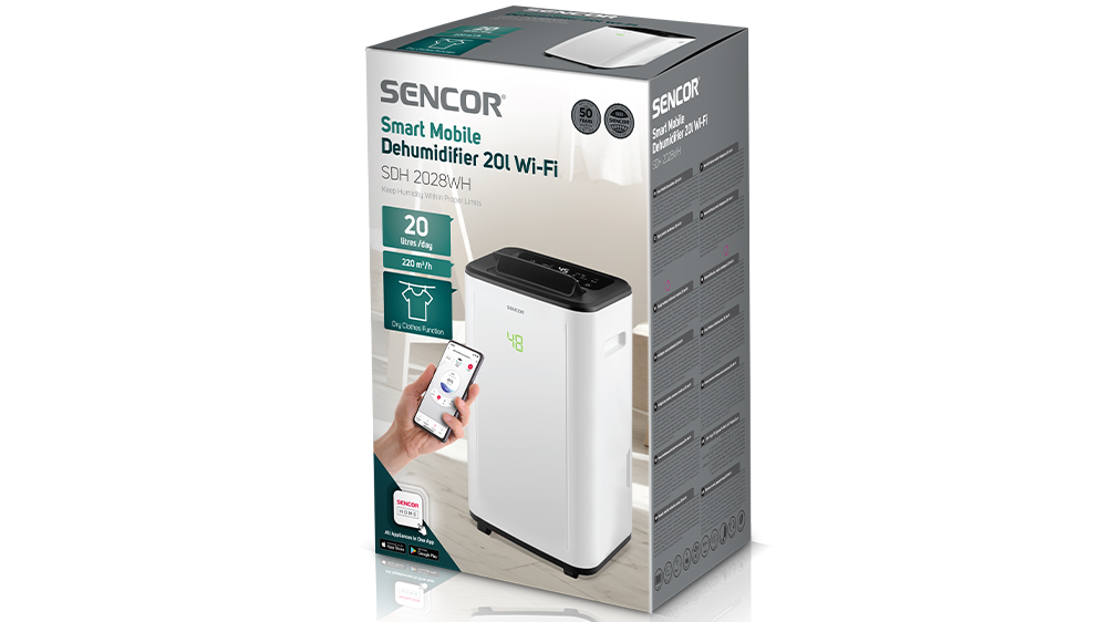 Odlvhčovač vzduchu Sencor SDH 2028WH