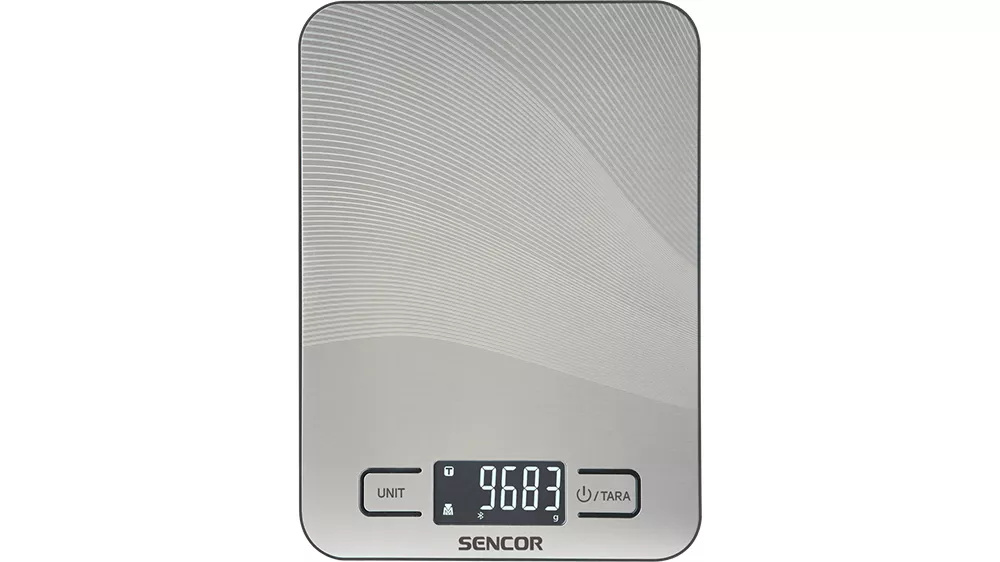 Chytr&aacute; kuchyňsk&aacute; v&aacute;ha s Bluetooth Sencor SKS 8080