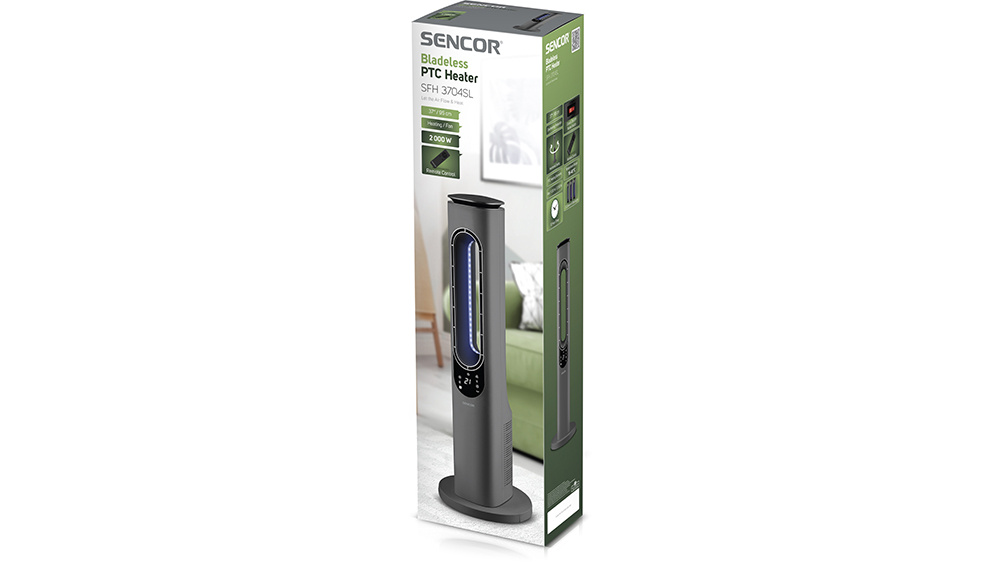 Bezvrtulové keramické topidlo Sencor SFH 3704SL