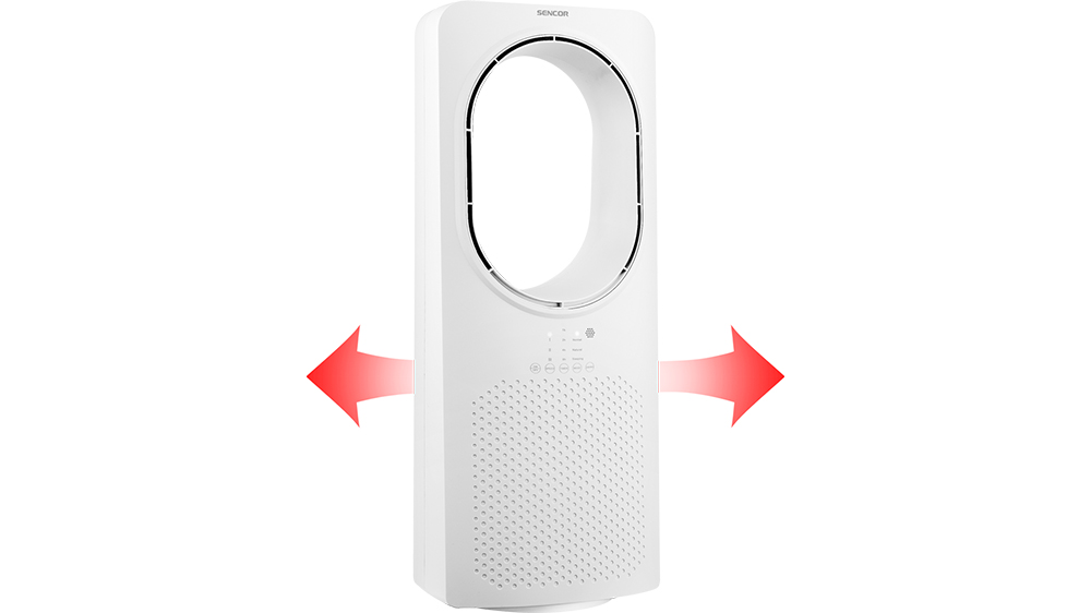 Horizont&aacute;ln&iacute; oscilace bezvrtulov&eacute;ho ventil&aacute;toru Sencor SFT 2404WH_05