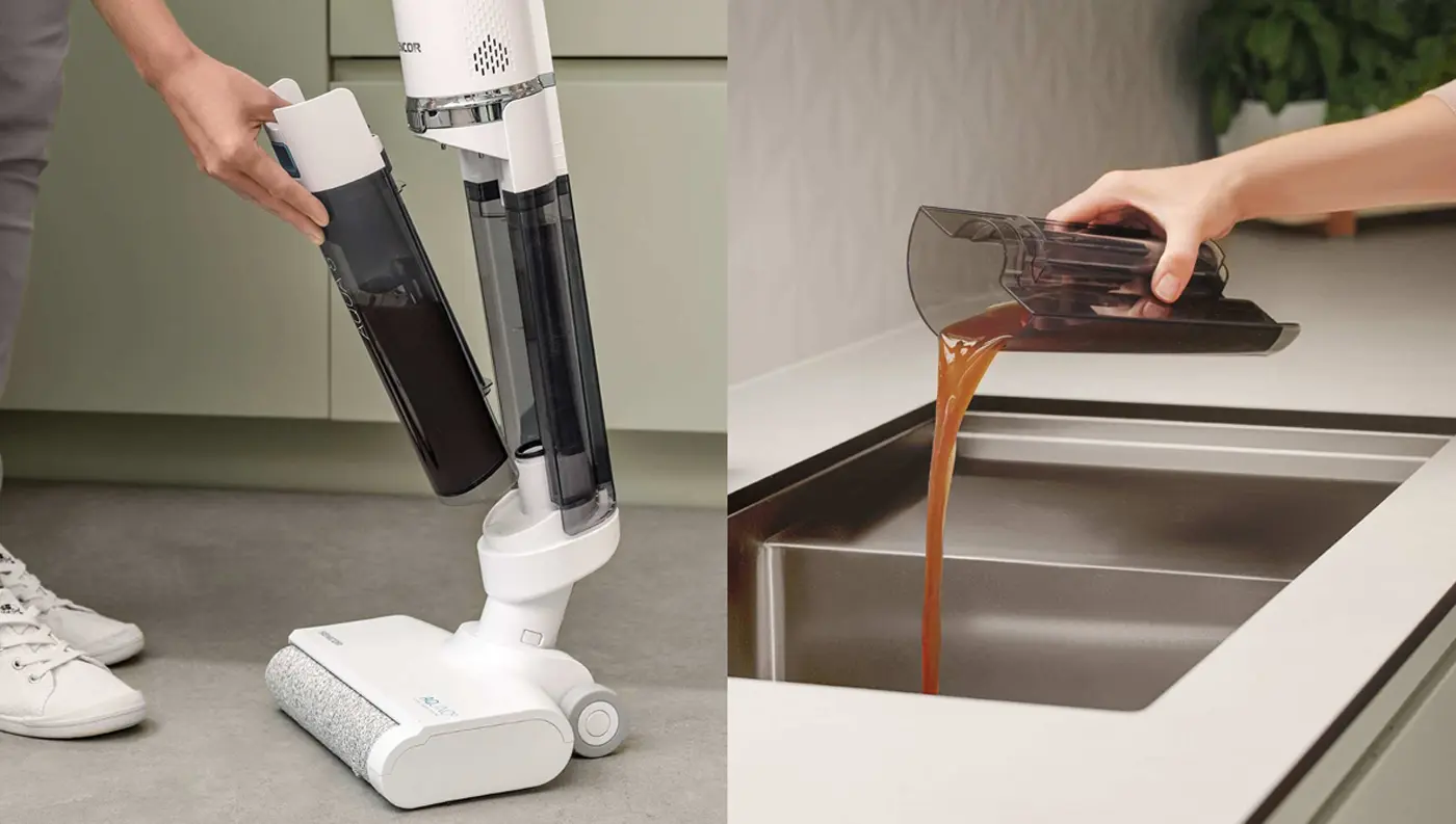 Úklid podél stěn a nízká hmotnost 3.5 kg
