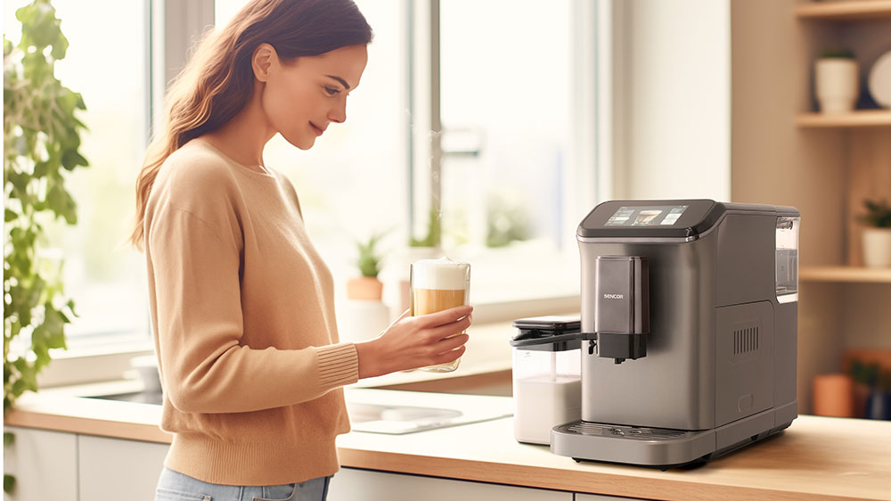 Perfektní podmínky pro přípravu s kávovarem SENCOR SES 8500BK_06